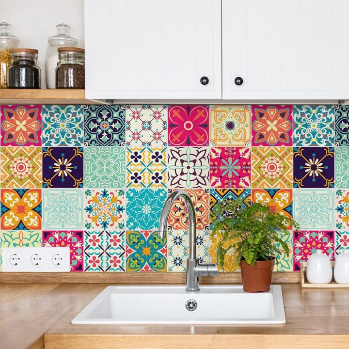 12Pcs Tiles Stickers