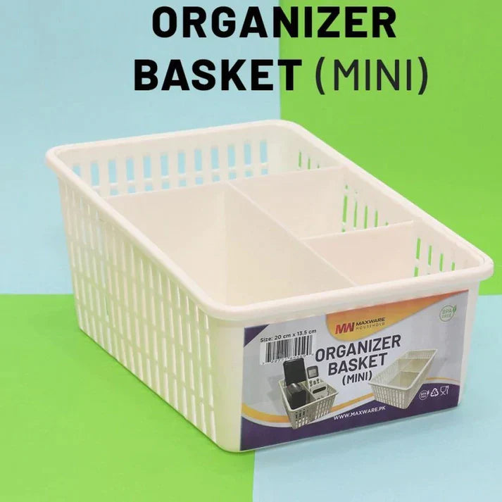 Plastic Basket for Kitchen – Fruit Vegetable Cabinet Organizer