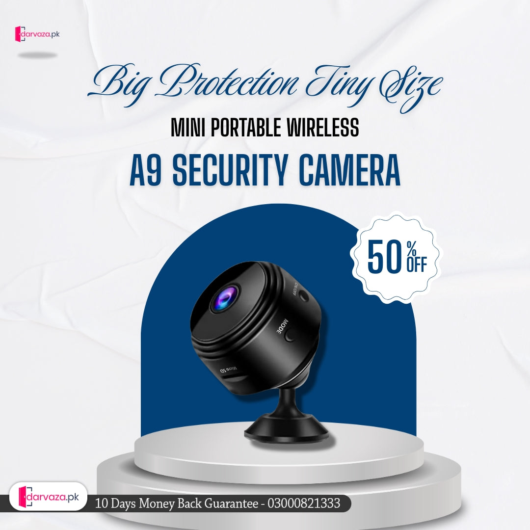 Mega Sale Offer - Mini Portable Wireless A9 Security Camera 1080P HD