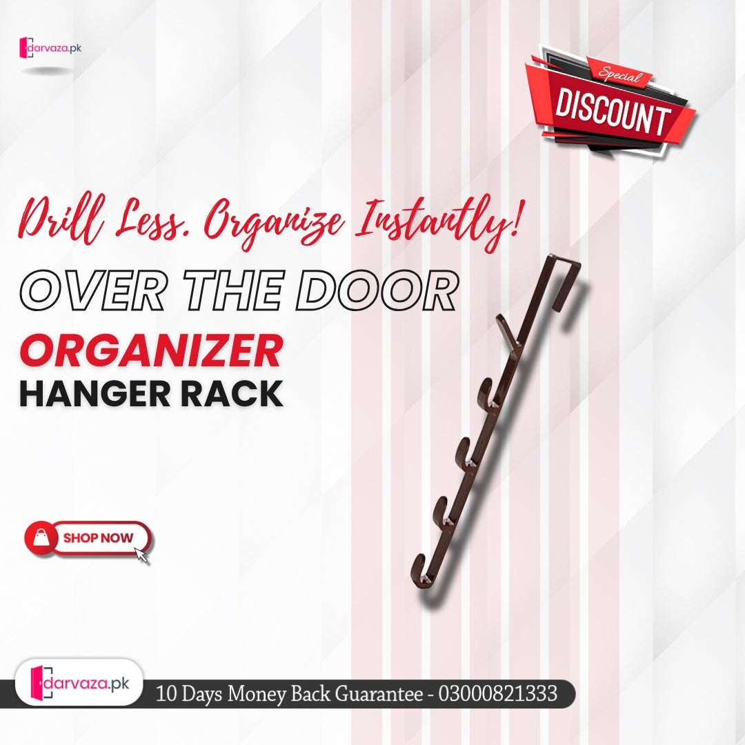 Over The Door Organizer Hanger Rack