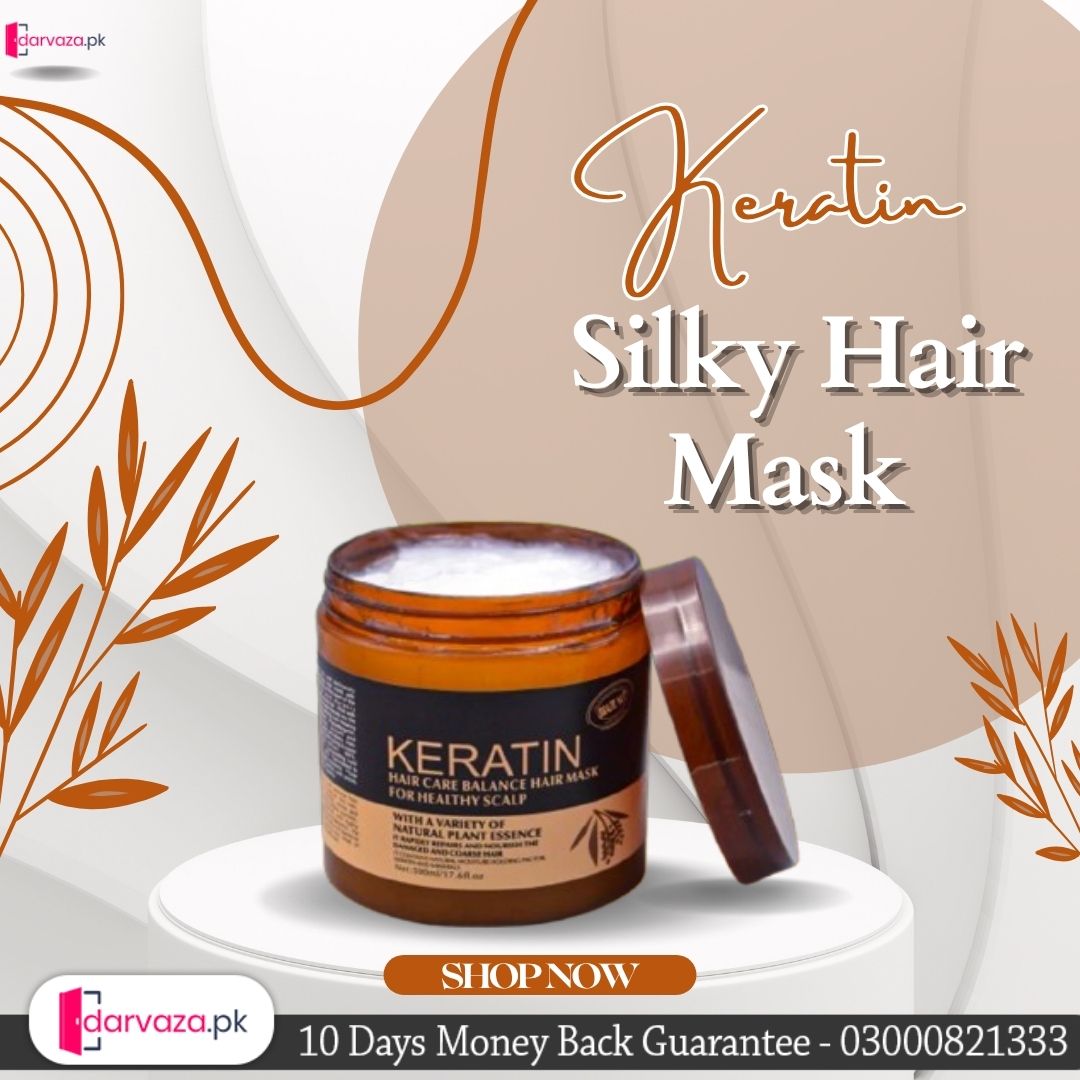 Imported Keratin Smoothing Hair Mask Revitalizing Cream & Hair Treatment for Silky Smooth Hair