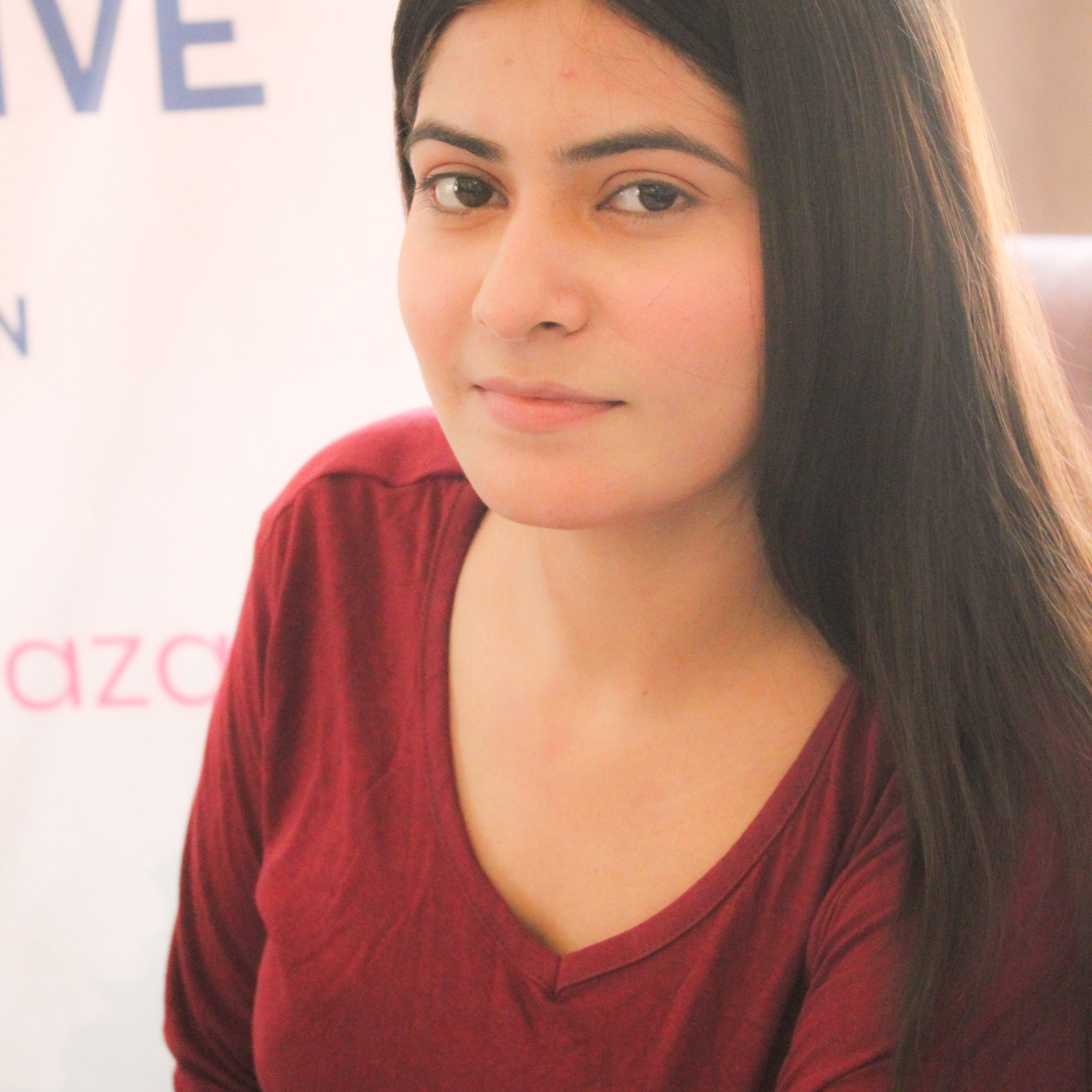 Maroon V-Neck Women's PJ Set