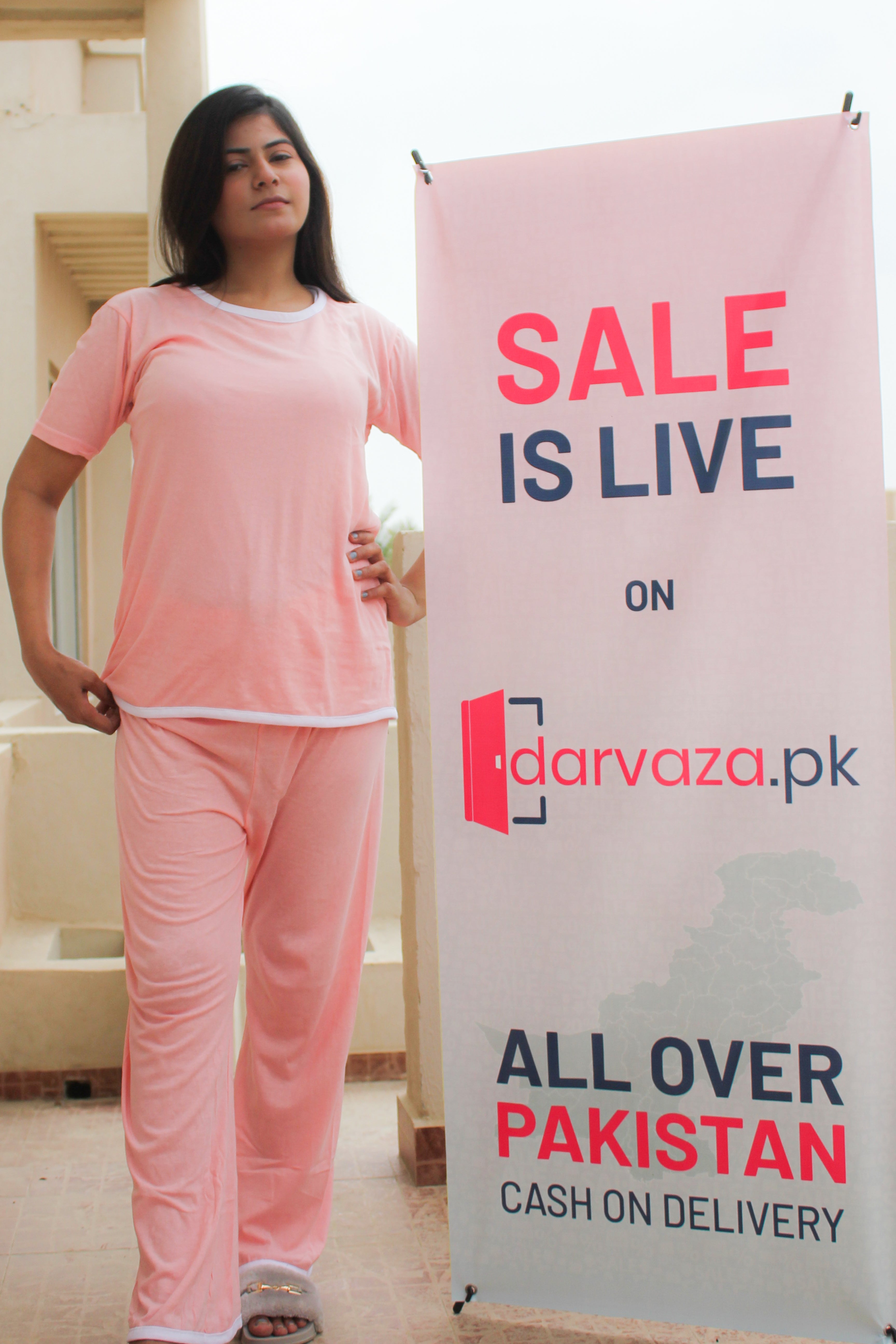 Rose Pink Plazzo PJ Set