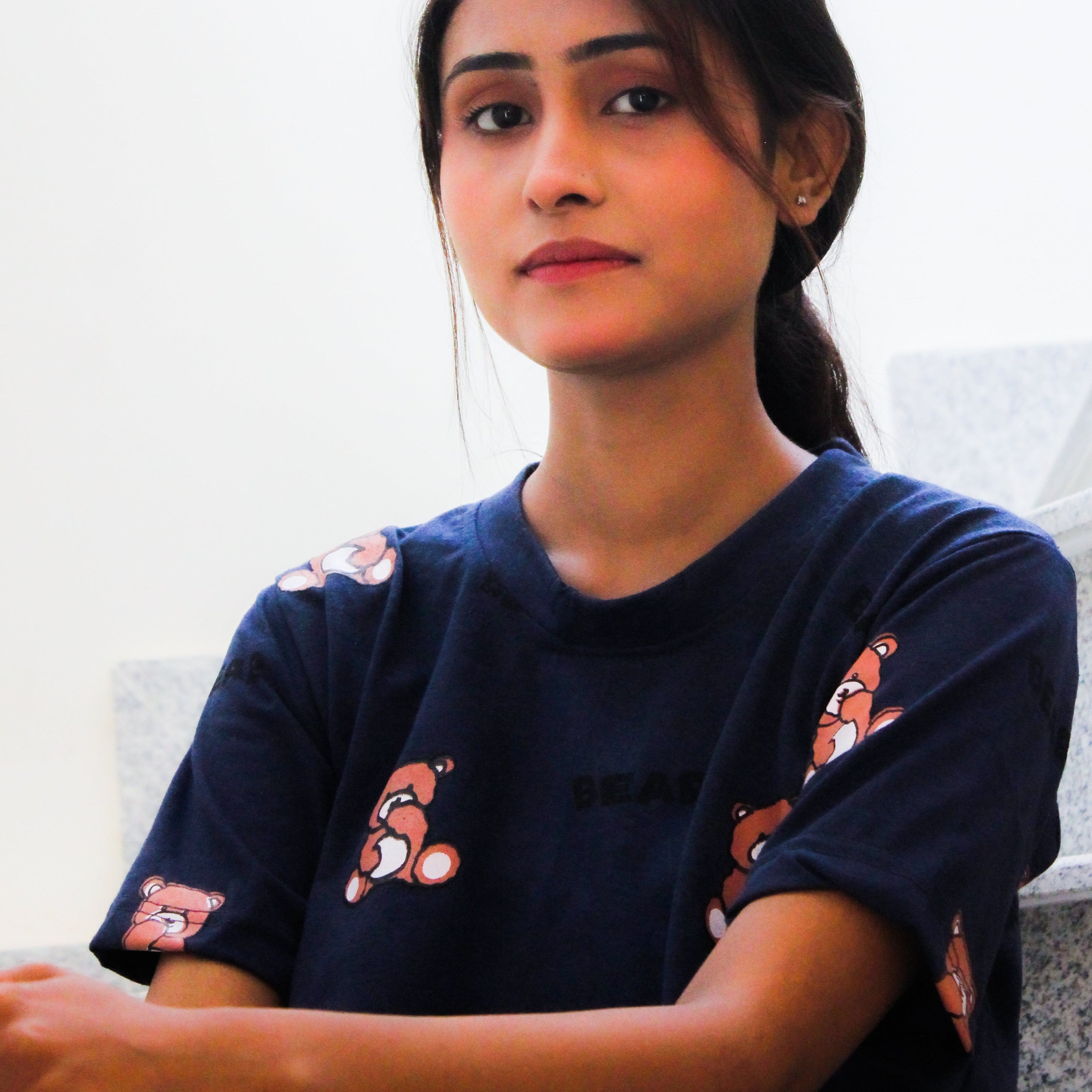 Gray Cozy Bear Hug Nightwear