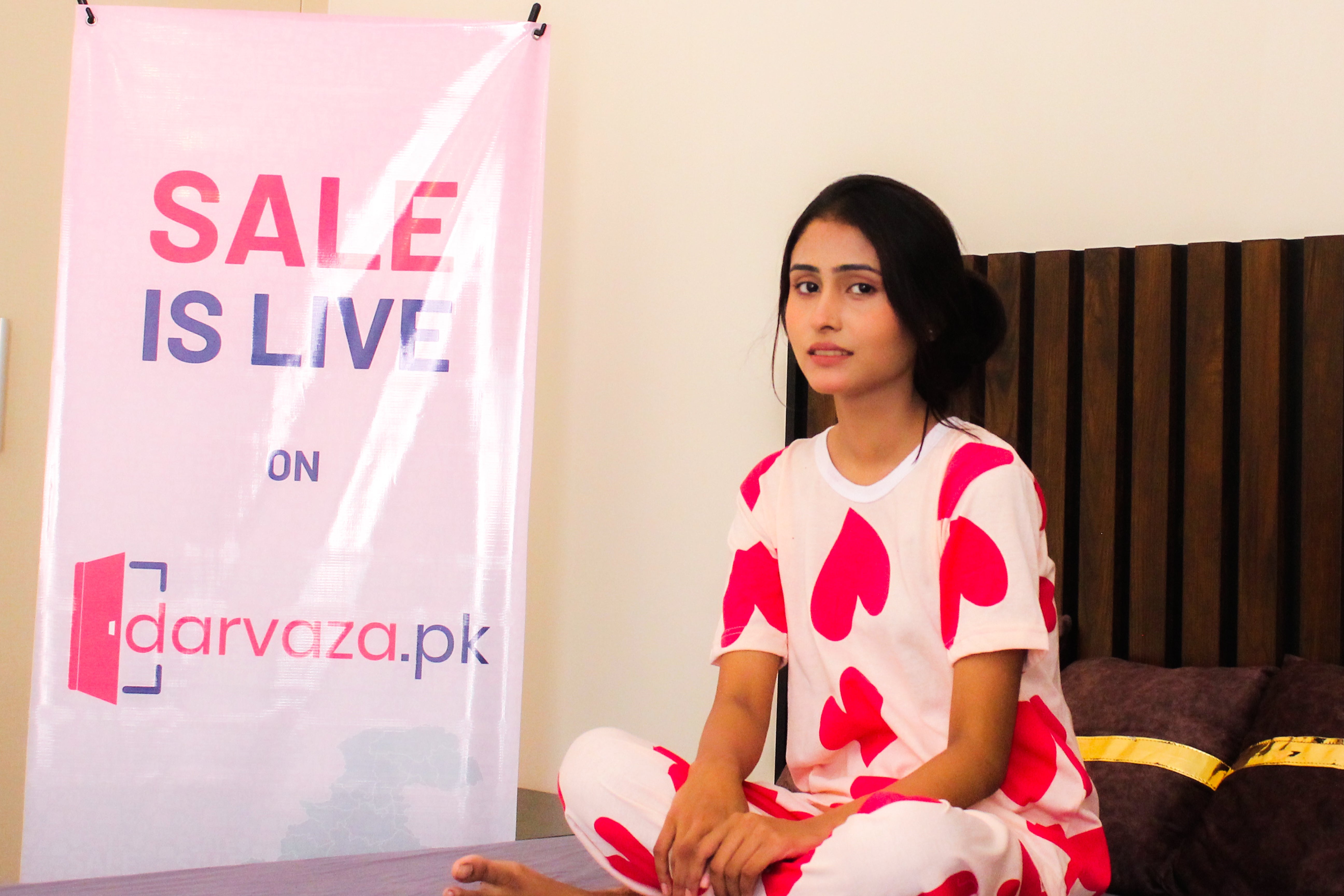 Pink Dilbar Nightwear