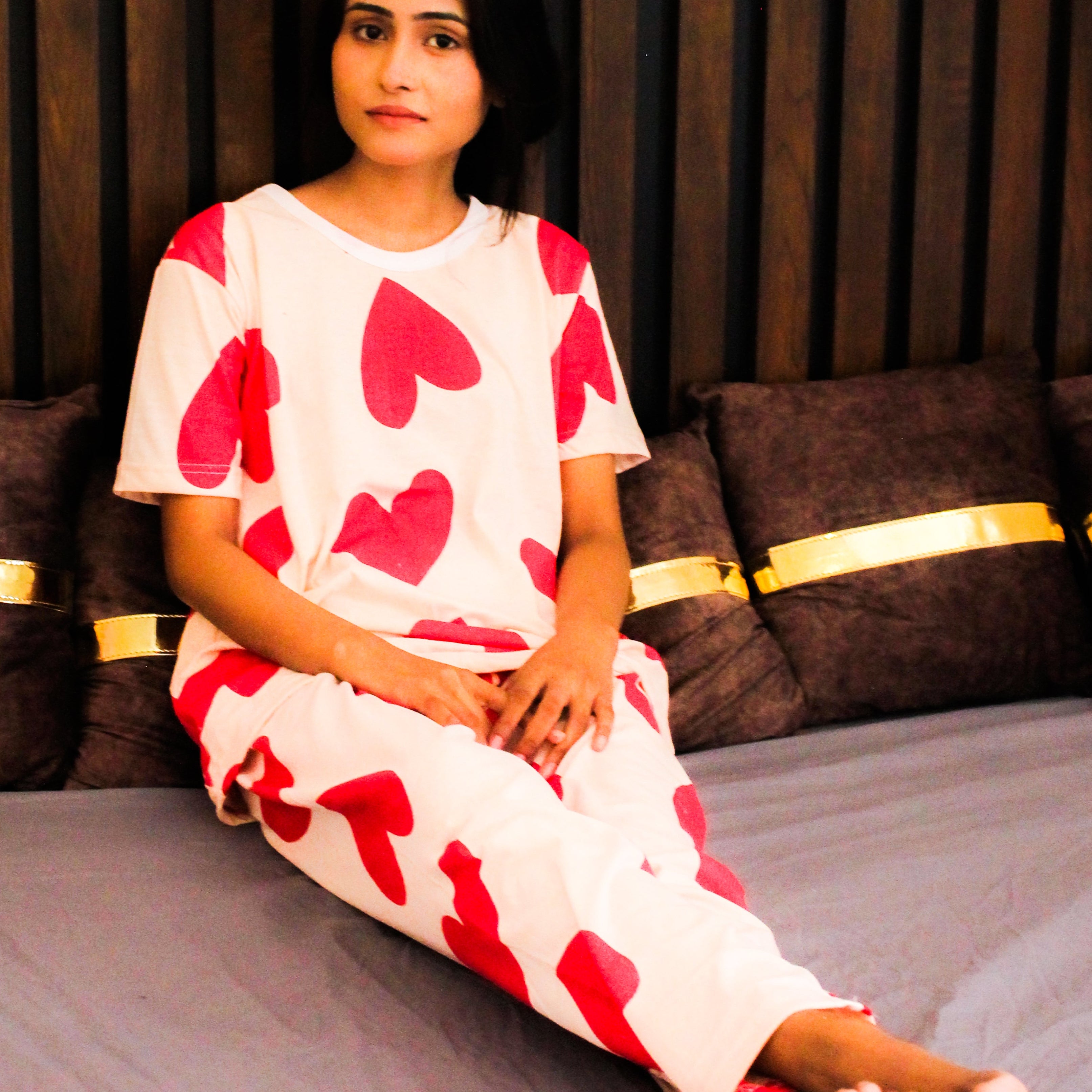 Pink Dilbar Nightwear