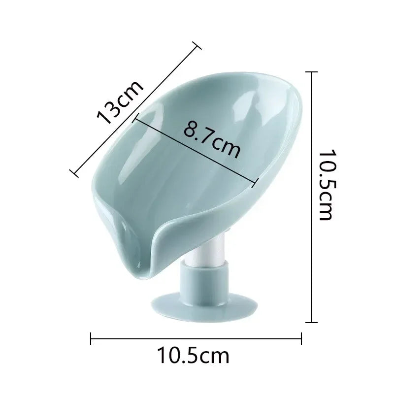 1Pcs Drain Soap Holder with Self-Draining Design