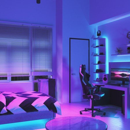 RGB 300 Color Led Strip Lights with Remote & Power Supply