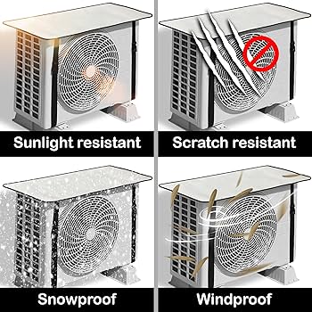AC Outdoor Unit Sun Shade Cover – Protect Your Condenser from Heat & Dust