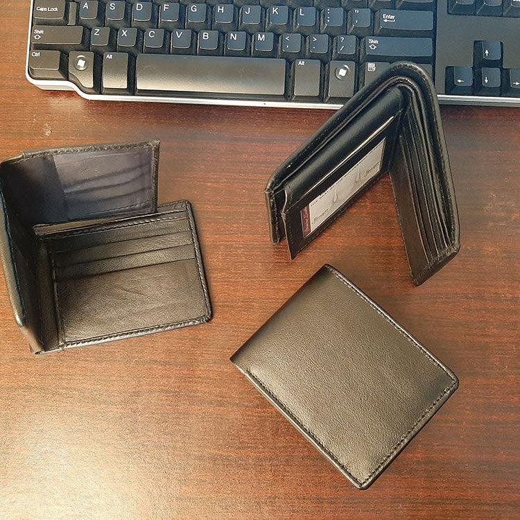 Buy 1 Get 2 Free Pure Sheep Leather Wallets for Men with 12 Pockets