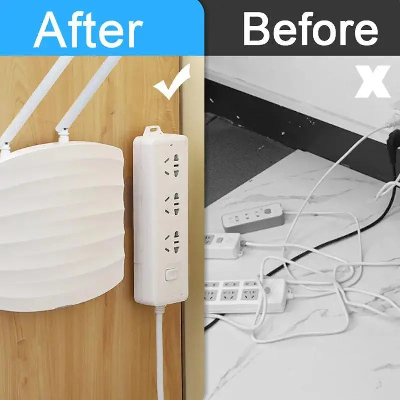 (Pack of 20) Double Sided Transparent Waterproof Self Adhesive Wall Hooks For Storage Organizer