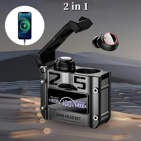 M25 TWS True Wireless Bluetooth Earbuds with LED Battery Display