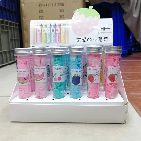 3/5 Tubes Portable High Quality Soap Slice Flower Storage Tube Its Disposable And Pocket Mini Travel Size