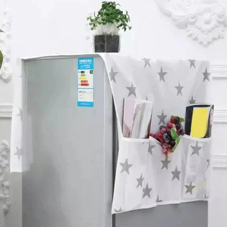Fridge Cover Organizer with Side Pockets