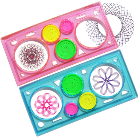 Plastic Spirograph Ruler Set for Circular Designing