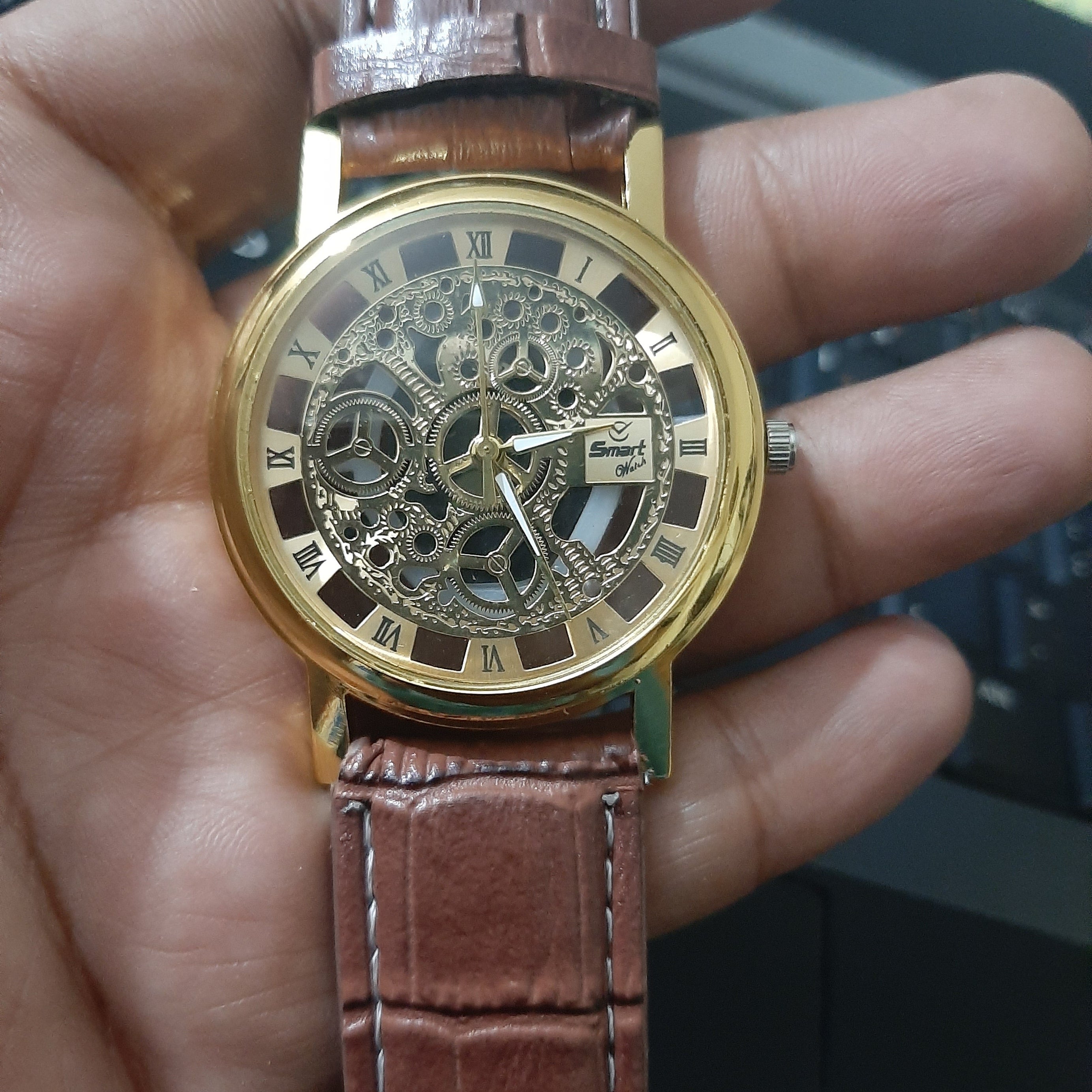 Imported Skeleton Wrist Watch For Men - Grand Sale Offer