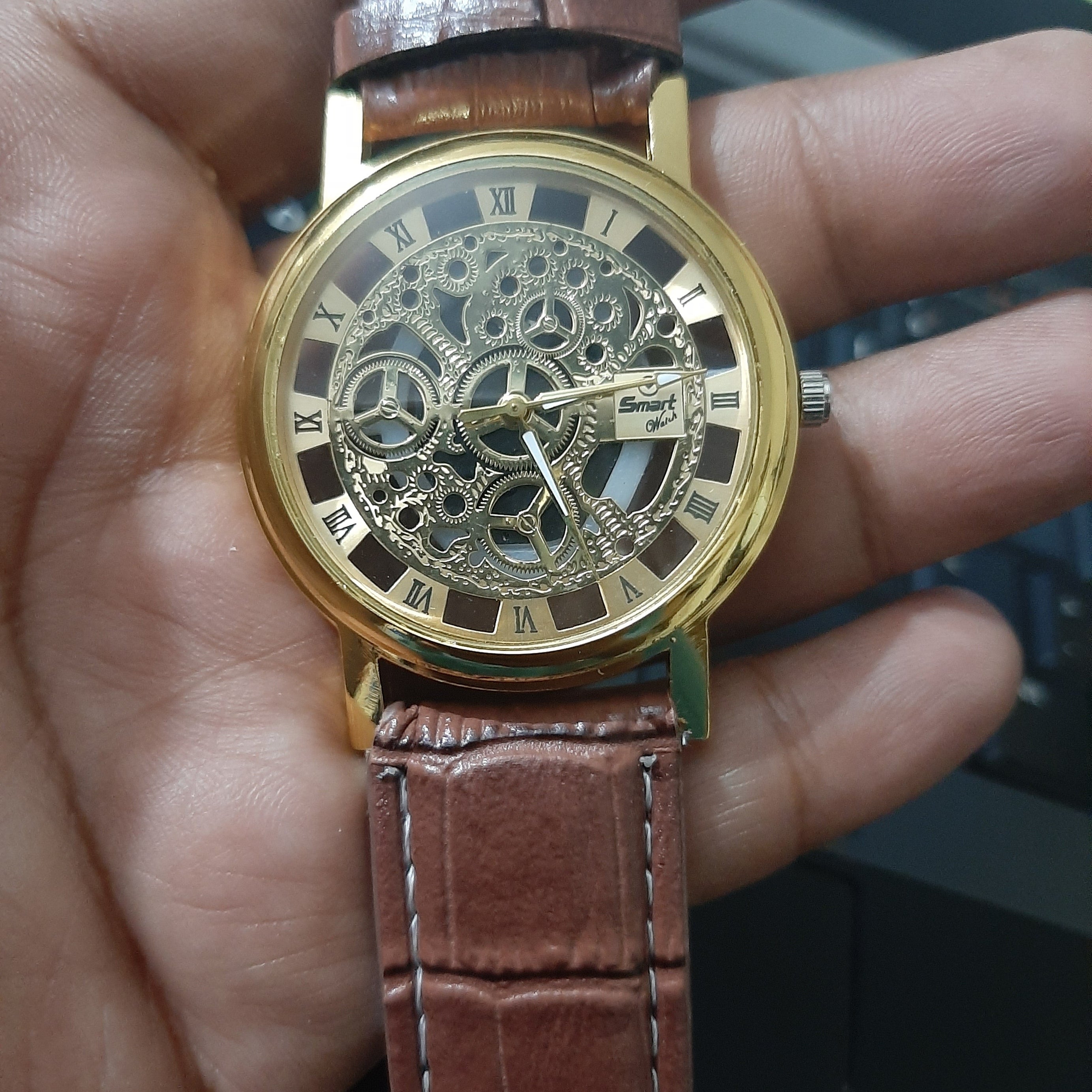 Imported Skeleton Wrist Watch For Men - Grand Sale Offer