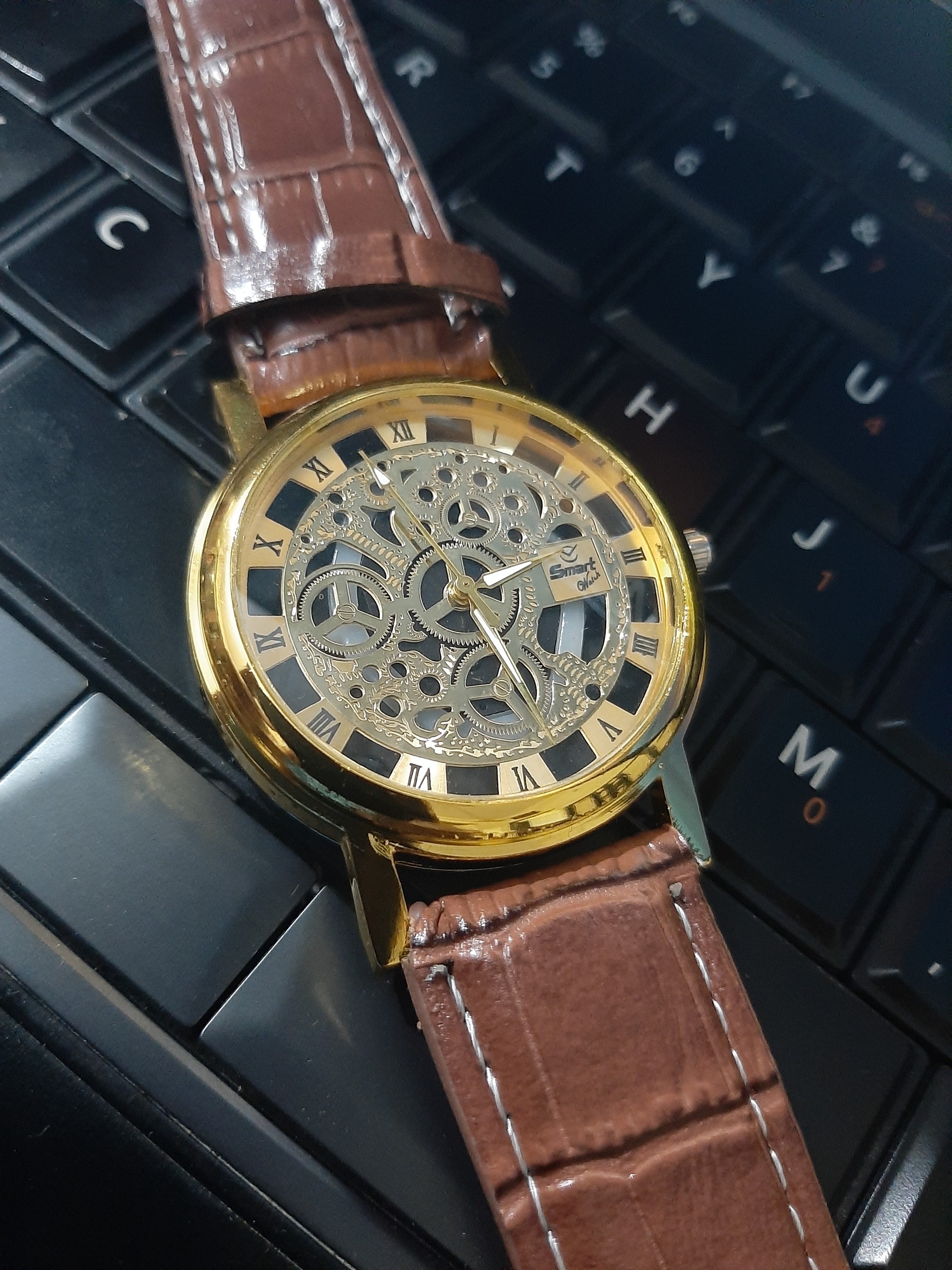 Imported Skeleton Wrist Watch For Men - Grand Sale Offer