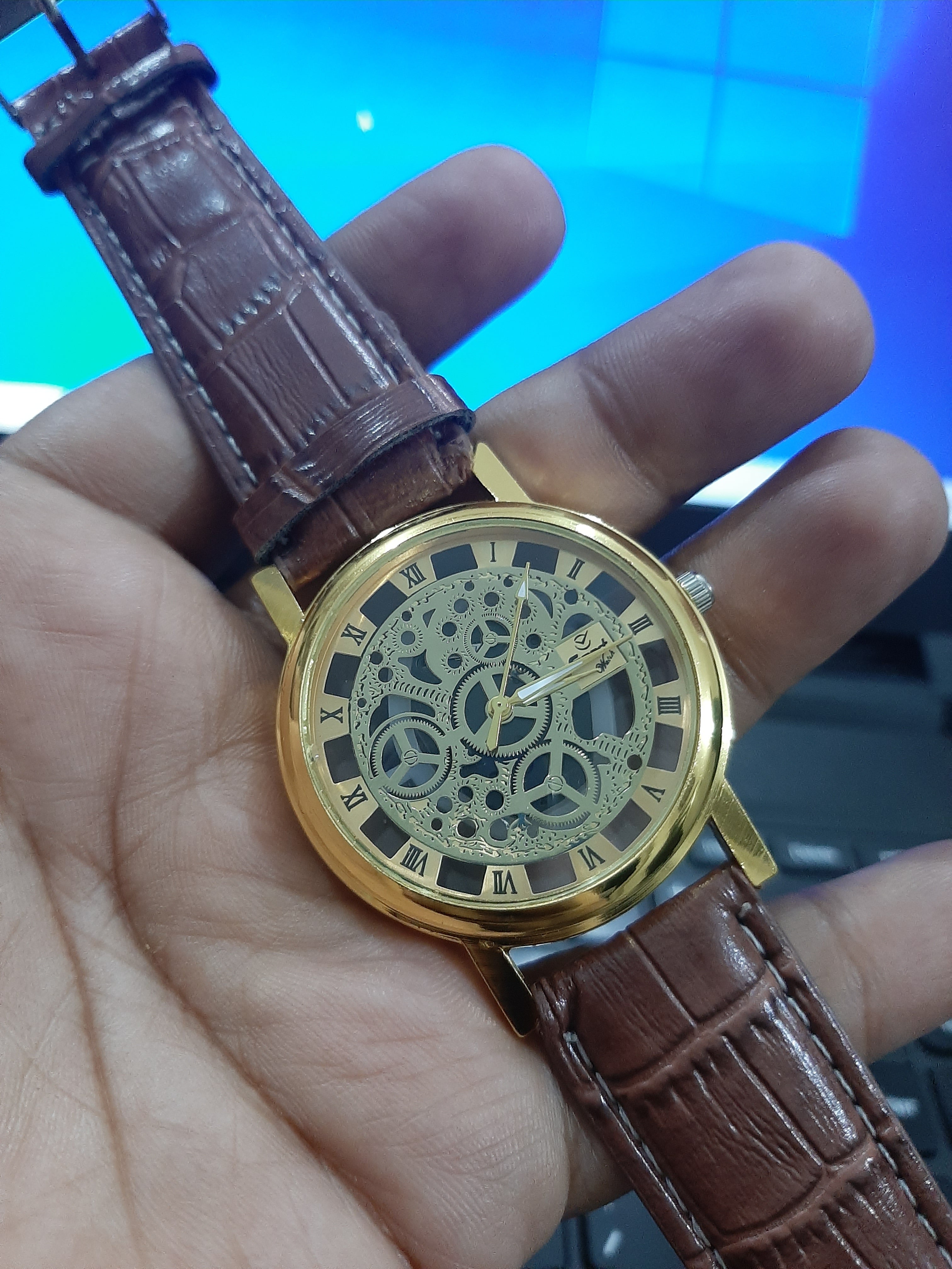 Imported Skeleton Wrist Watch For Men - Grand Sale Offer