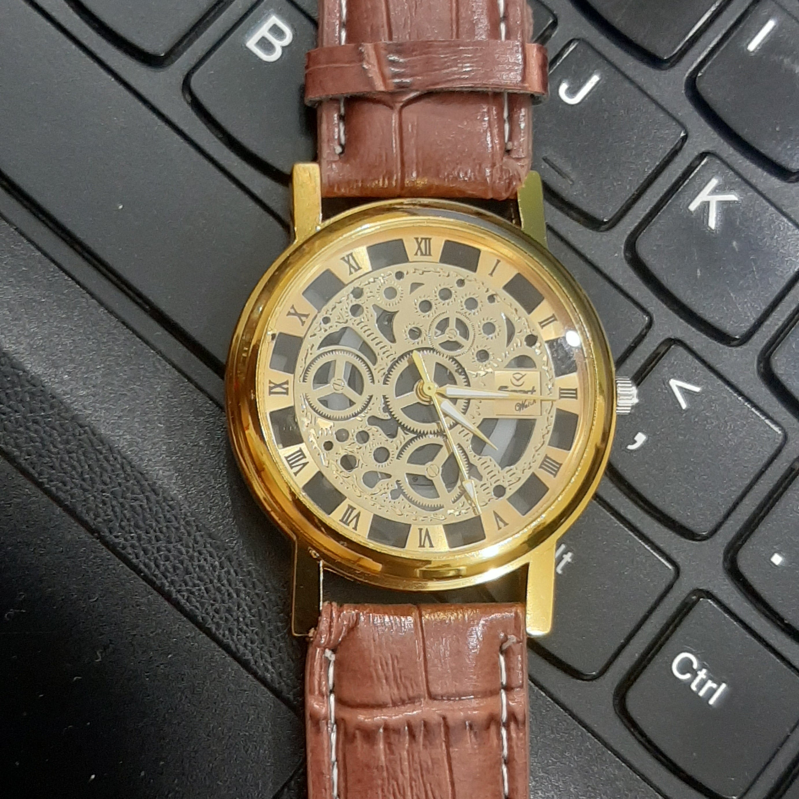 Imported Skeleton Wrist Watch For Men - Grand Sale Offer