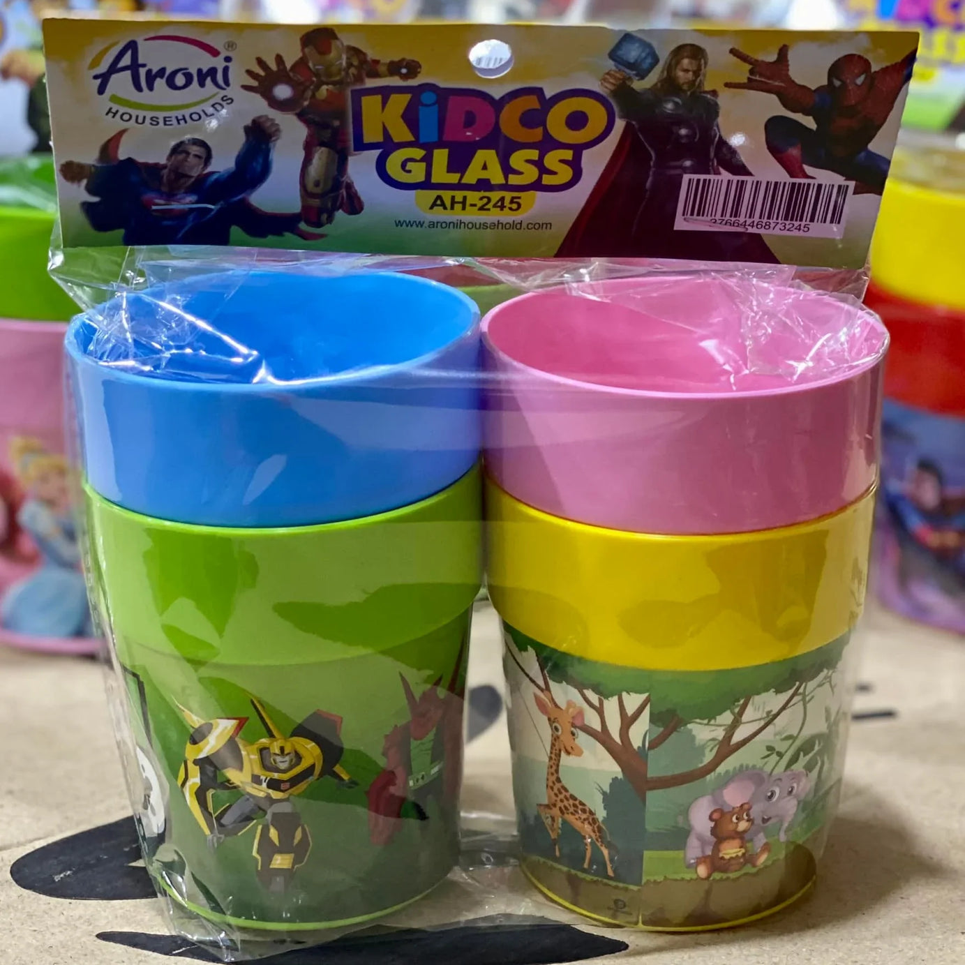 Pack Of 4 Kidco Kids Glass in Multi Colors For Kids