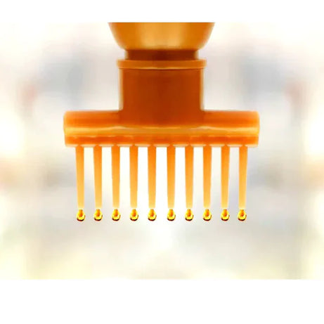 Hair Oil Applicator Bottle with Massage Comb