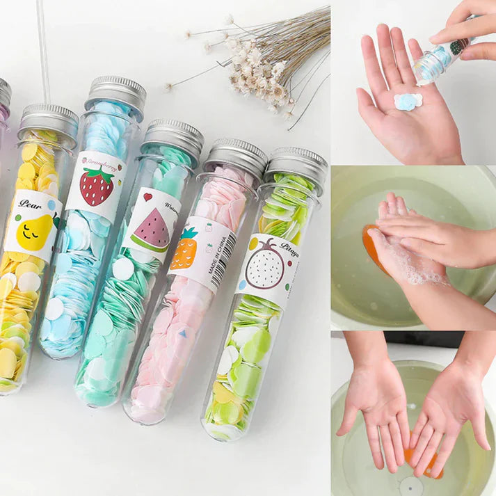 Pocket Travel Soap Paper Tube