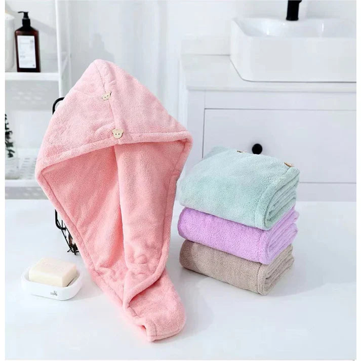 Quick-Dry Hair Drying Head Towel Wrap