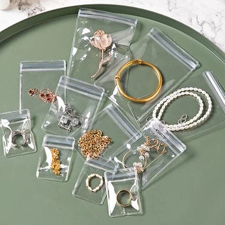 Self Sealing Jewelry Pouches 5 Pcs