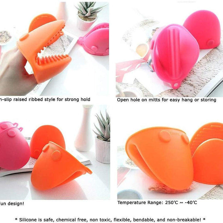 Heat Resistant Silicone Hot Pot Holder Pair