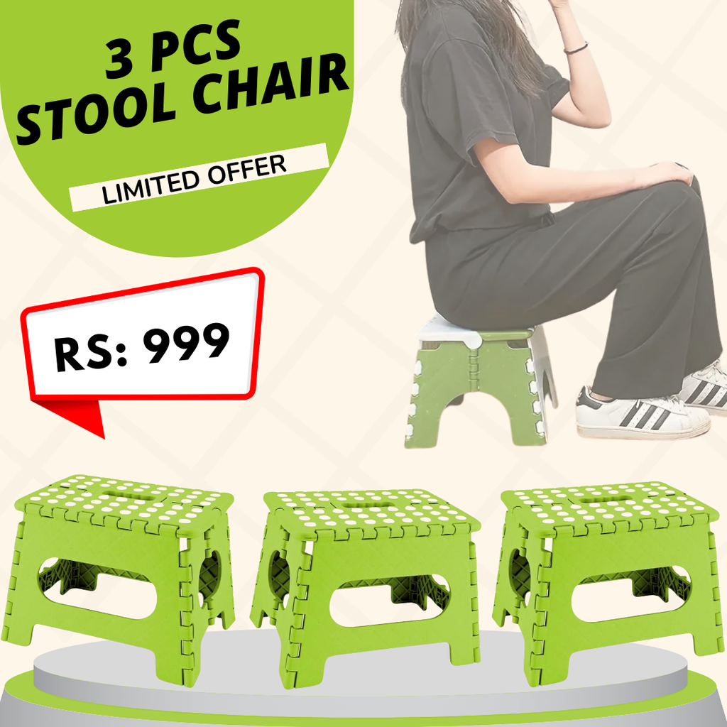 Buy 1 get 2 free Offer Lightweight Folding Step Stool 3 Pcs