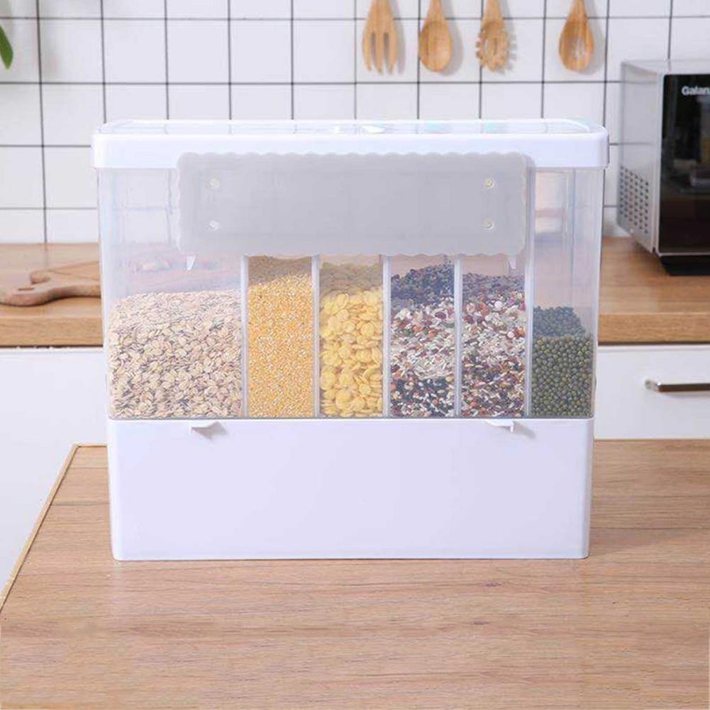 Wall Mounted 10 kg Rice Bucket & Pulse Dispenser Rs 3999