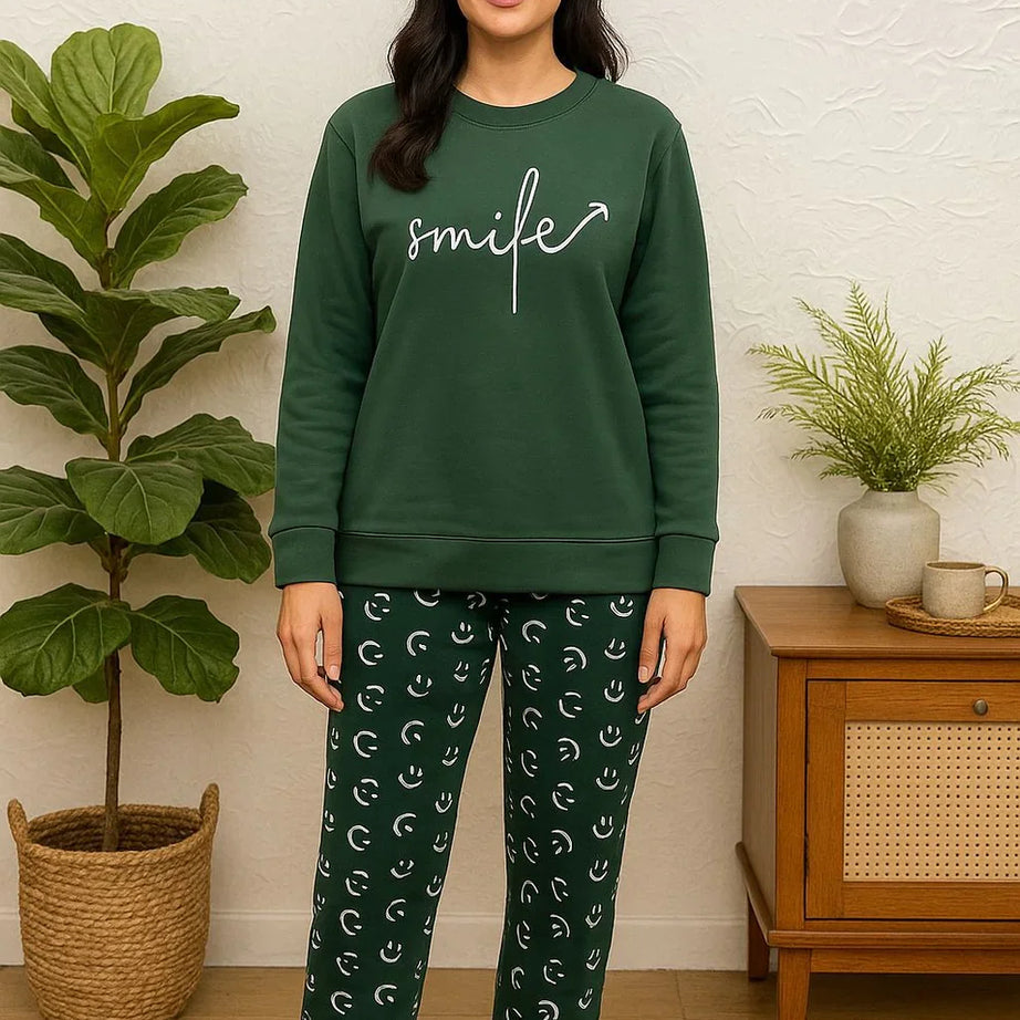 Winter Happy Mood Co-Ord Set Night Suit