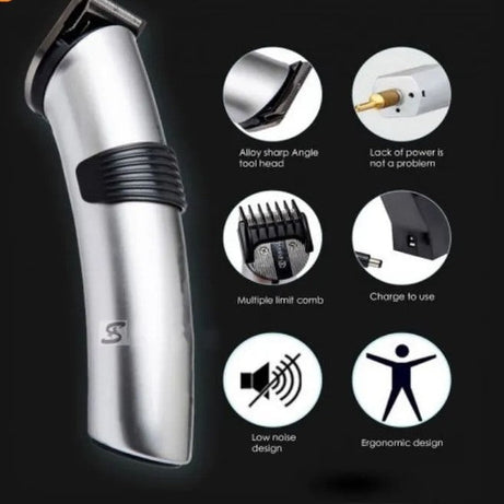 Dengleng RF-609 Rechargeable Hair And Beard Shaving Machine Set With Box For Men And Grooming