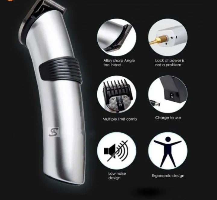 Dengleng RF-609 Rechargeable Hair And Beard Shaving Machine Set With Box For Men And Grooming