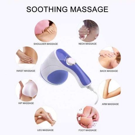 Electric Relax and Spin Tone Handheld Full Body Massager For Men and Women Use
