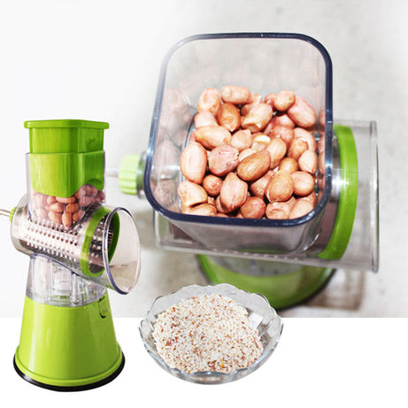 Multifunctional Manual Vegetable Spiral Slicer Cutter with Premium Hand Rotary Grater Drum Rs 1999