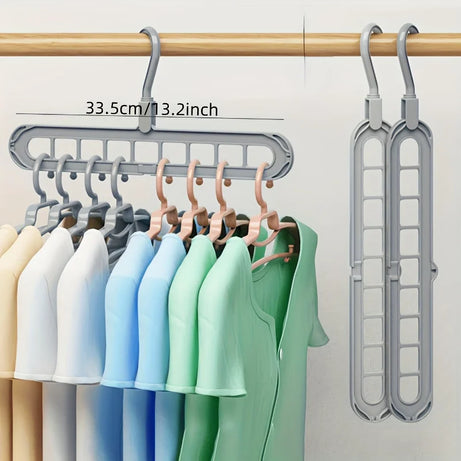 9 Hole Multifunctional Folding Hanger