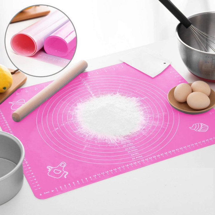 Silicone Kitchen Kneading Dough Mat Cooking Cake Baking Mat