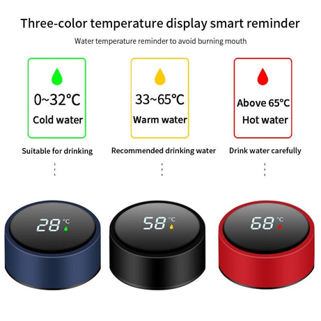 Smart Thermos Vacuum Flask With LED Temperature Display and Double Wall Insulated 500 ml Stainless Steel Keeps Hot/Cold Flask for Office/School/Gym/Car/Travel