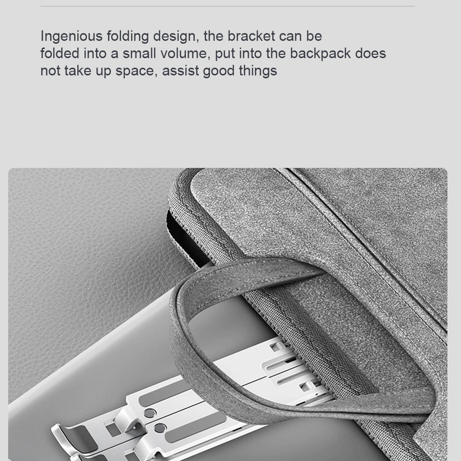 Laptop & Tablet Stand Non-slip ABS Adjustable Foldable Holder