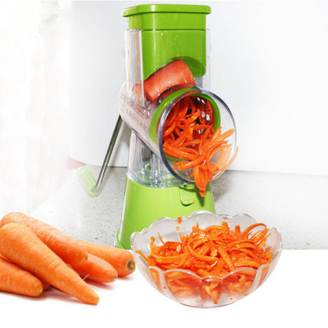 Multifunctional Manual Vegetable Spiral Slicer Cutter with Premium Hand Rotary Grater Drum Rs 1999
