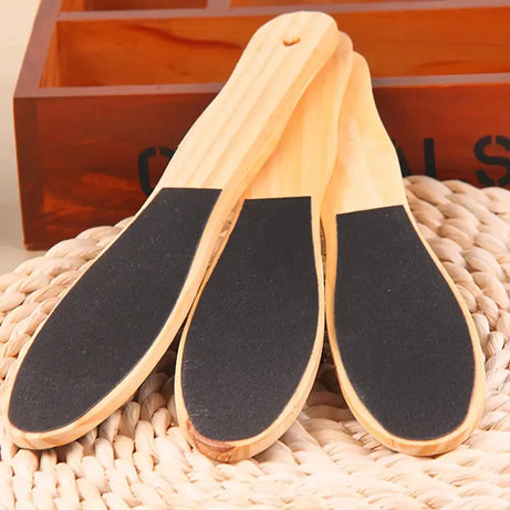 (Pack of 2) Foot File Scraper Premium Wooden Dead Skin Callus Remover