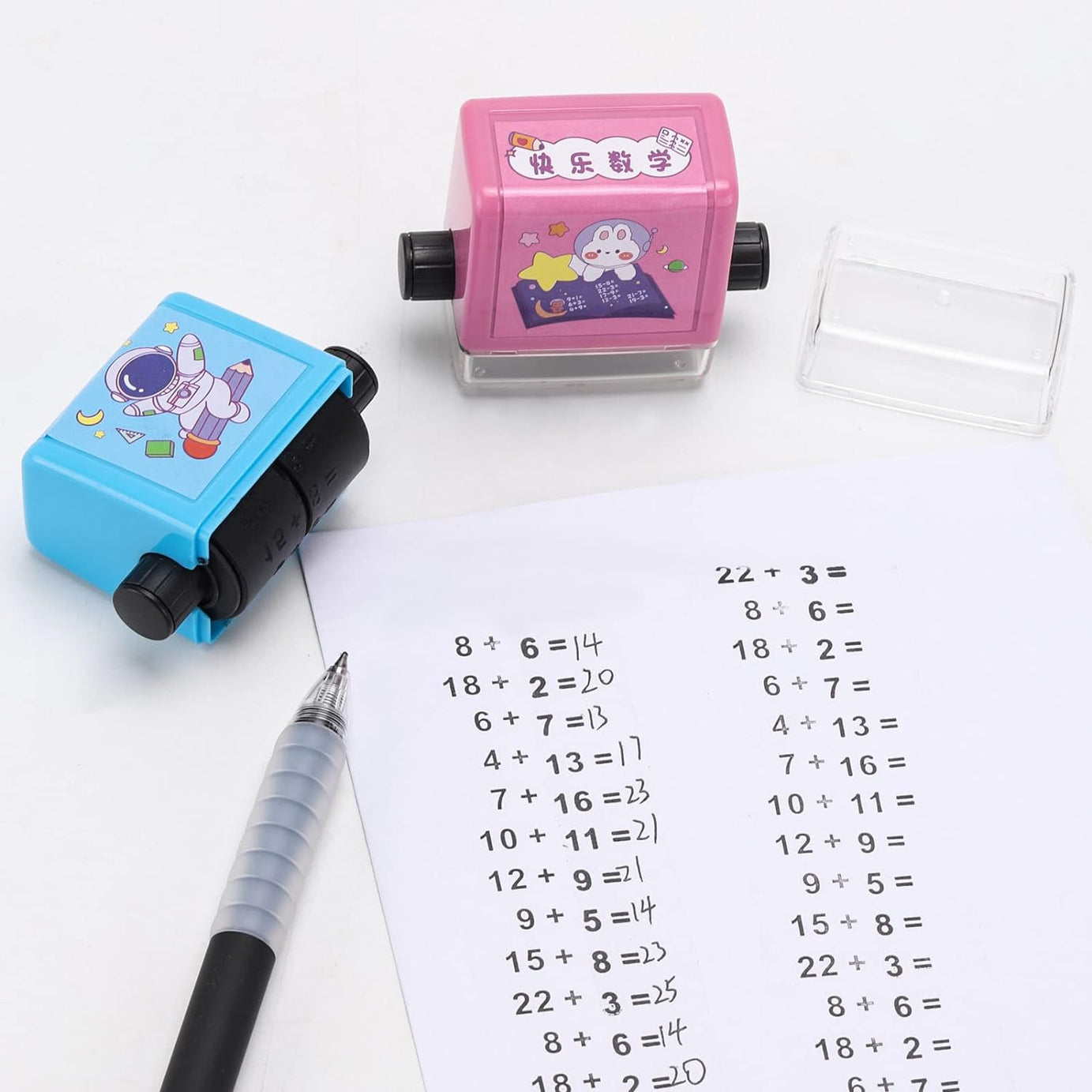 Roller Digital Teaching Stamp for Math Practice at Home and School