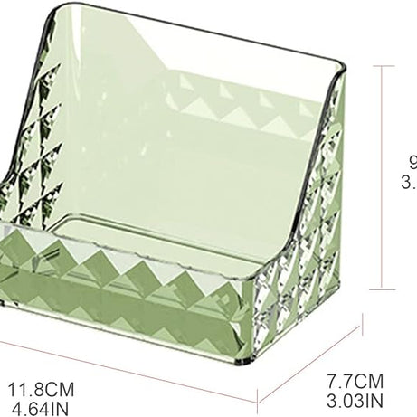 Multifunction Wall Mount Cosmetic Storage Box with Diamond Pattern