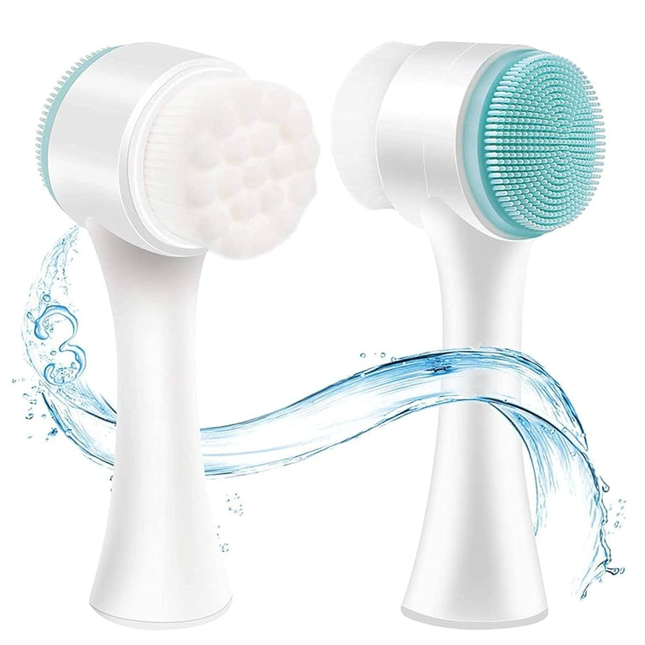 Double Side Cleansing Facial Brush