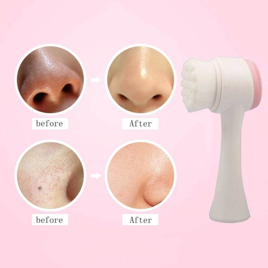 Double Side Cleansing Facial Brush