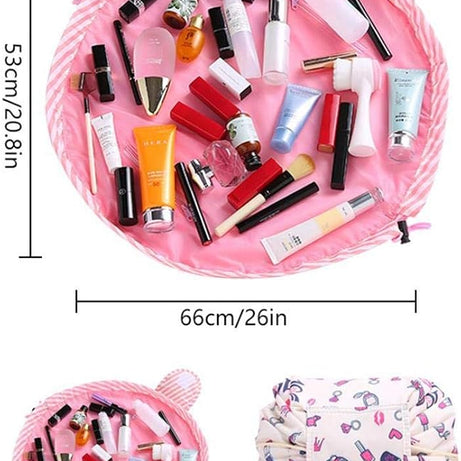 Women Drawstring Travel Cosmetic Makeup Storage Bag Organizer Pouch Portable Toiletry Necessaries Beauty Case for Women