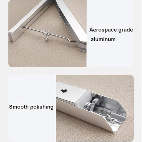 Foldable Wall Mounted Retractable Clothes Drying Rack For Hanging Clothes