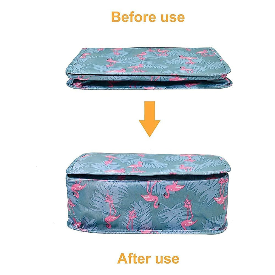 High Capacity Makeup Travel Bathroom Toiletries Wash Classification Hook Cosmetic Organizer Storage Bag for Women